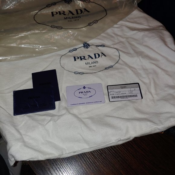 Nappa Stripes Black Leather handbag - Picture 5 of 7